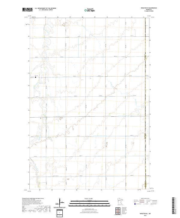 Wheaton SE, MN — USGS 7.5-minute topo (2022)