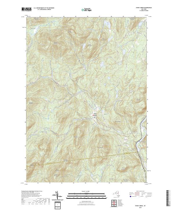 Stony Creek, NY — USGS 7.5-minute topo (2023)