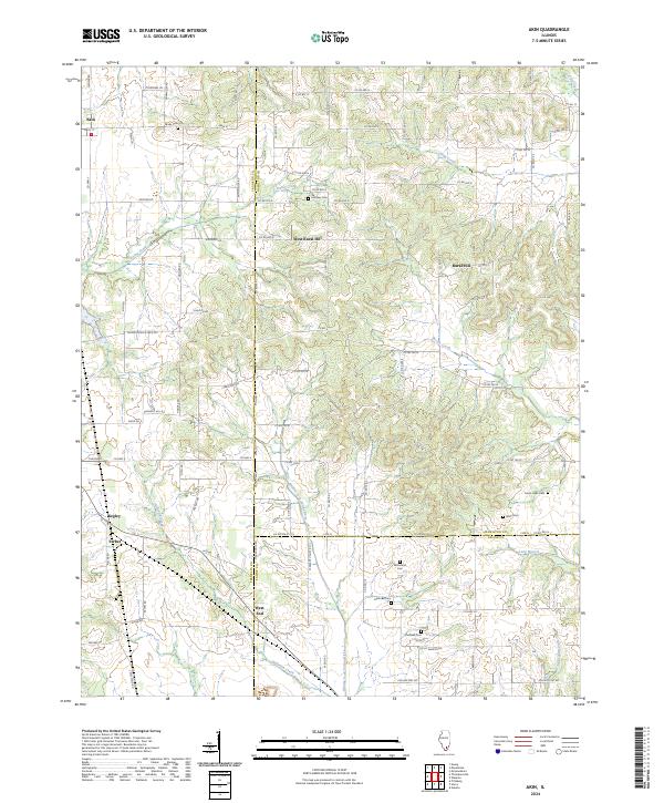 Akin, IL — USGS 7.5-minute topo (2024)