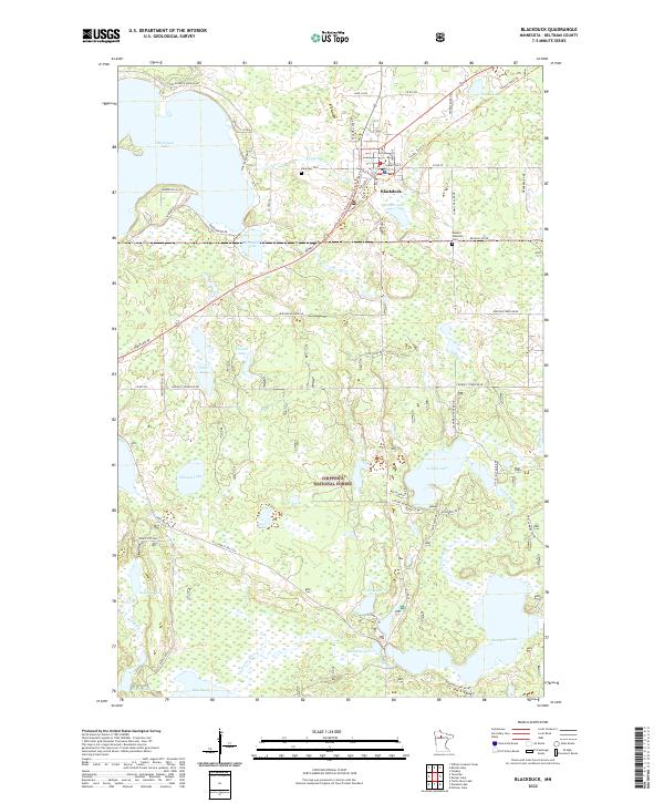 Blackduck, MN — USGS 7.5-minute topo (2022)