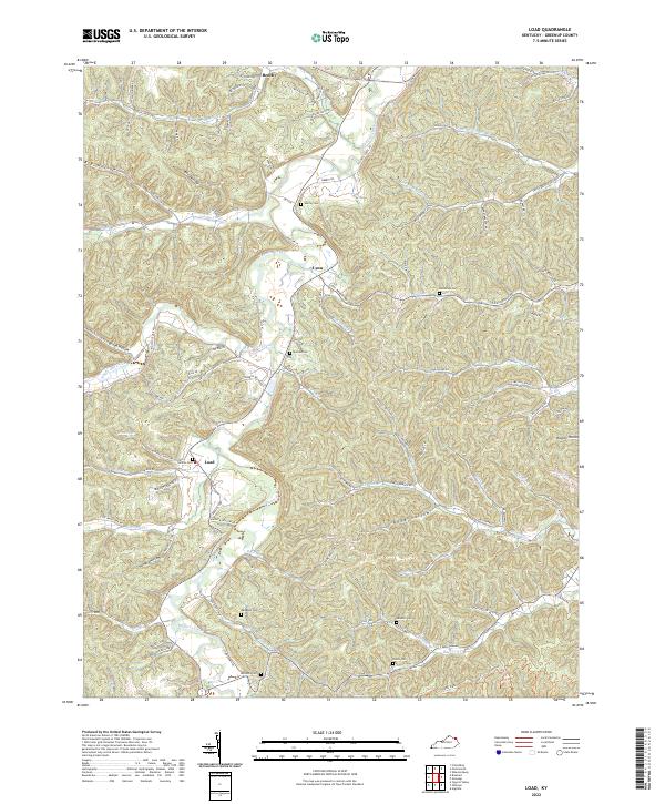 Load, KY — USGS 7.5-minute topo (2022)