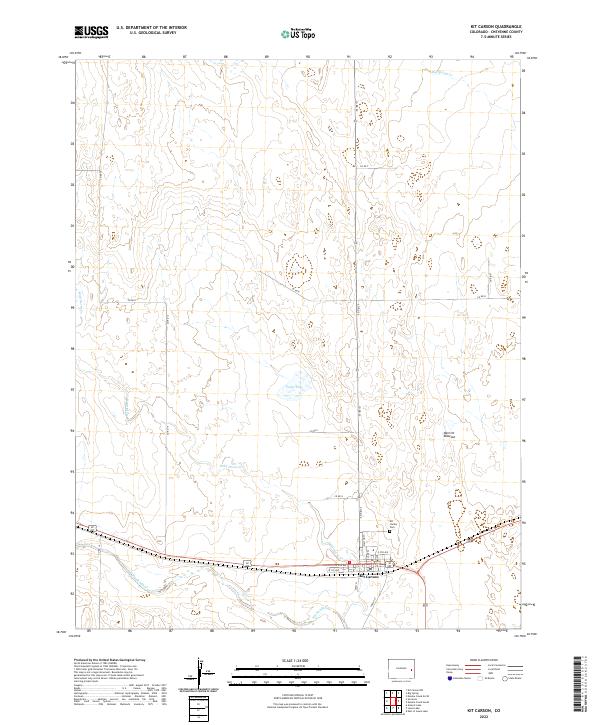 Kit Carson, CO — USGS 7.5-minute topo (2022)