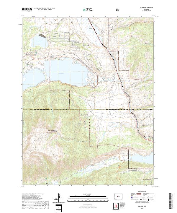 Granite, CO — USGS 7.5-minute topo (2022)
