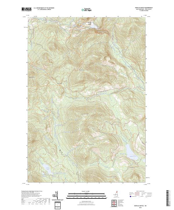 Dixville Notch, NH — USGS 7.5-minute topo (2024)