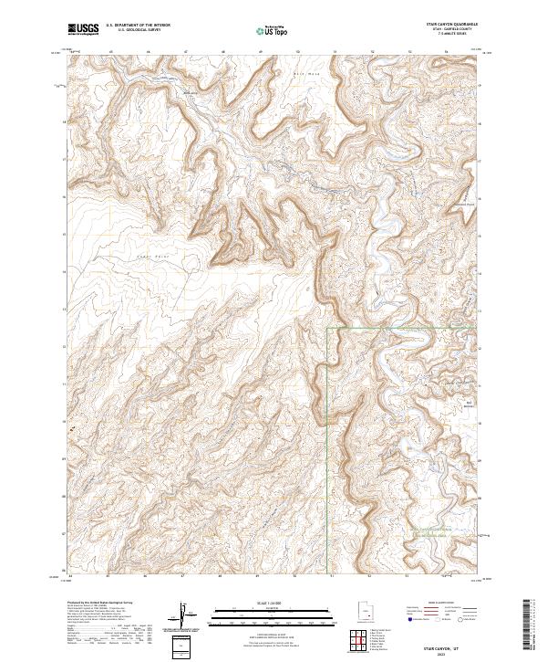 Stair Canyon, UT — USGS 7.5-minute topo (2023)
