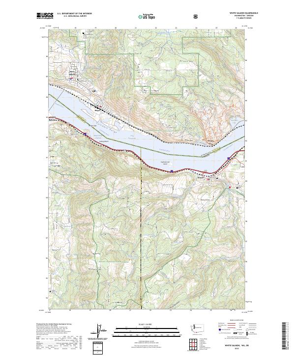 White Salmon, WA-OR — USGS 7.5-minute topo (2023)