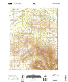 Coleen C-3 SW, AK — USGS 7.5-minute topo (2018)
