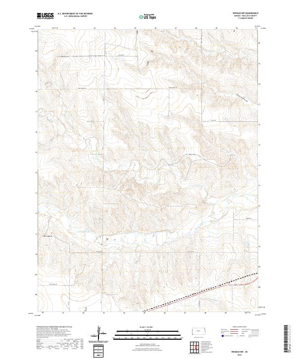 Weskan NW, KS — USGS 7.5-minute topo (2022)