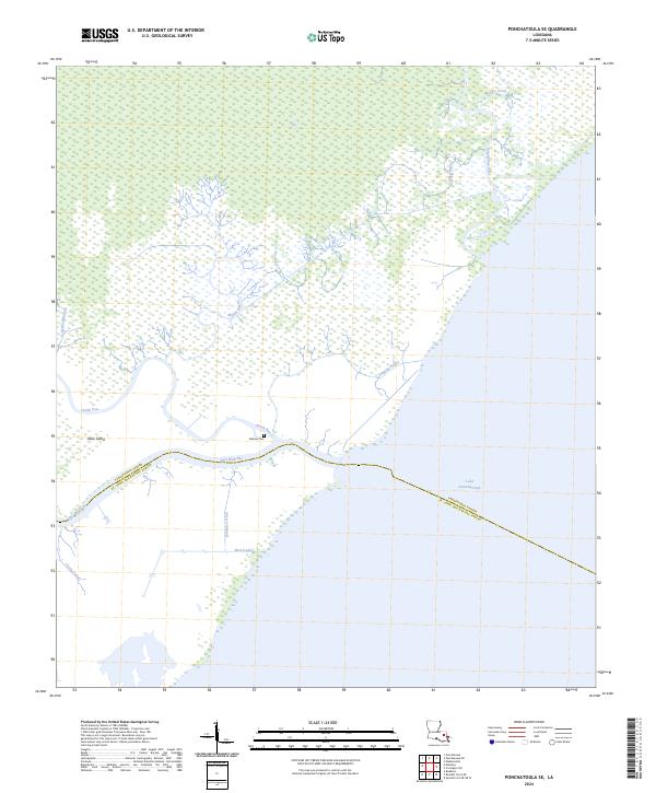 Ponchatoula SE, LA — USGS 7.5-minute topo (2024)