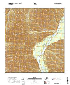 Iditarod B-1 NE, AK — USGS 7.5-minute topo (2019)