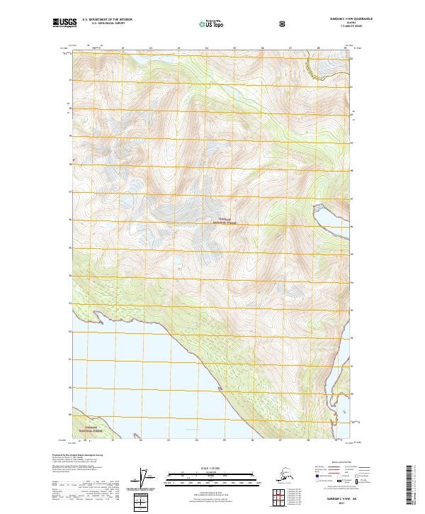 Sumdum C-4 NW, AK — USGS 7.5-minute topo (2021)