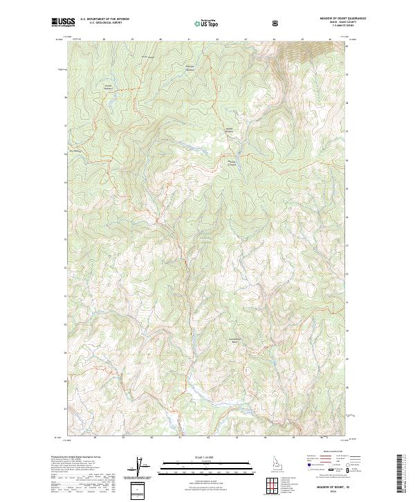 Meadow of Doubt, ID — USGS 7.5-minute topo (2024)