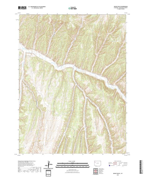 Jessup Gulch, CO — USGS 7.5-minute topo (2022)