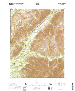 Bettles D-1 NW, AK — USGS 7.5-minute topo (2017)