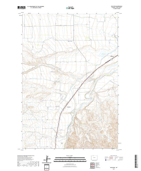 Vocation, WY — USGS 7.5-minute topo (2021)