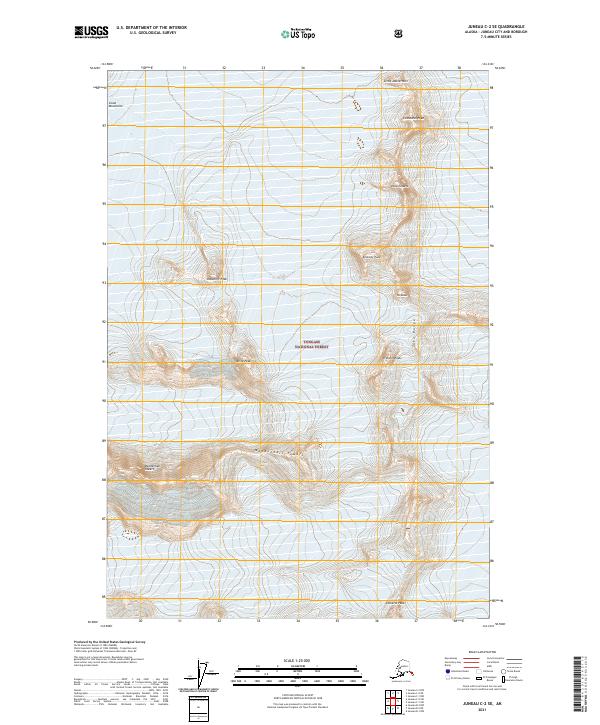 Juneau C-2 SE, AK — USGS 7.5-minute topo (2021)