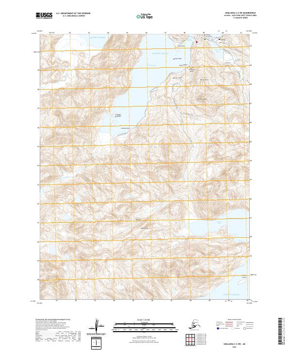 Unalaska C-2 SW, AK — USGS 7.5-minute topo (2021)