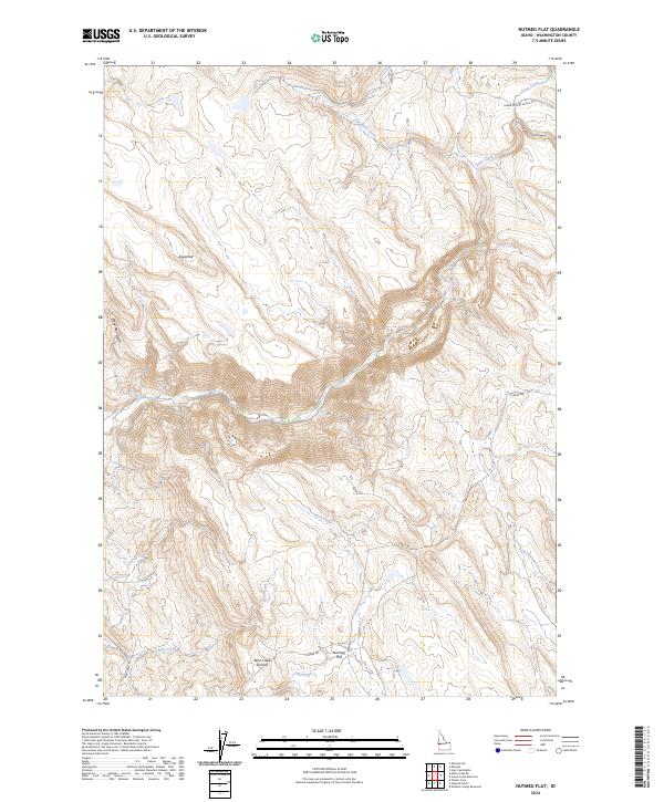 Nutmeg Flat, ID — USGS 7.5-minute topo (2024)