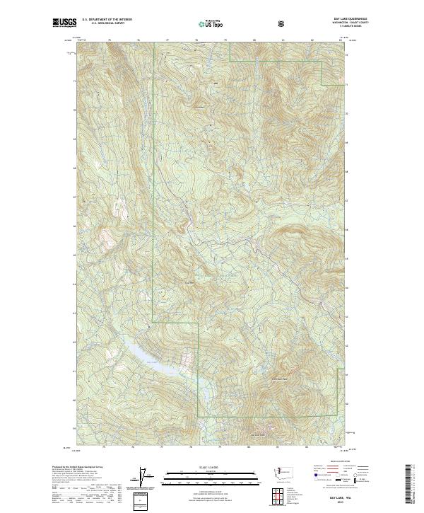 Day Lake, WA — USGS 7.5-minute topo (2023)