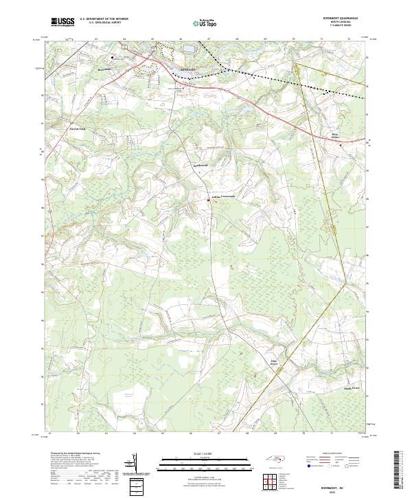 Rivermont, NC — USGS 7.5-minute topo (2022)