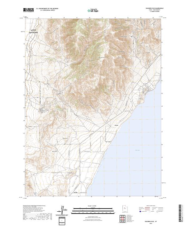 Soldiers Pass, UT — USGS 7.5-minute topo (2023)