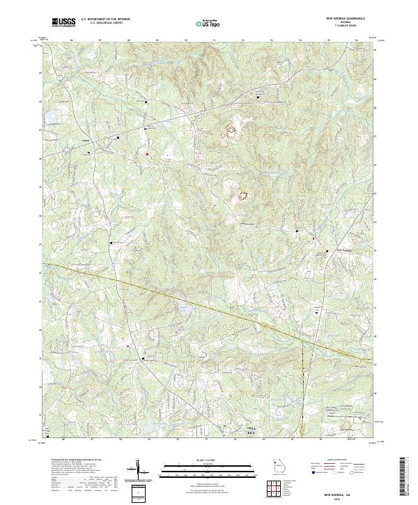 New Georgia, GA — USGS 7.5-minute topo (2024)