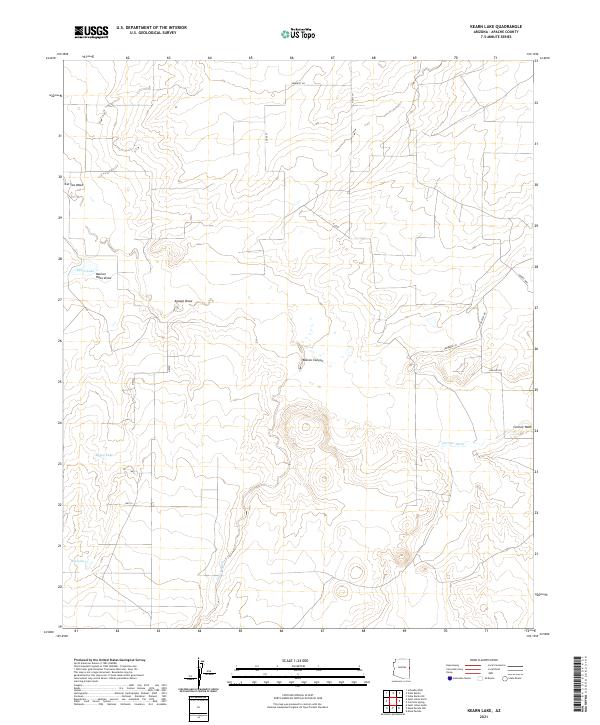 Kearn Lake, AZ — USGS 7.5-minute topo (2021)