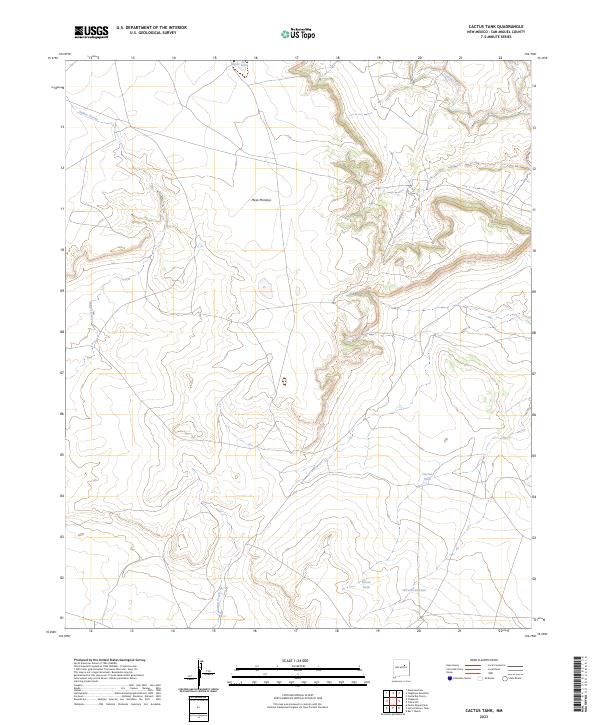 Cactus Tank, NM — USGS 7.5-minute topo (2023)