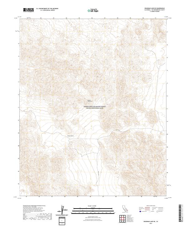 Deadman Lake NE, CA — USGS 7.5-minute topo (2021)