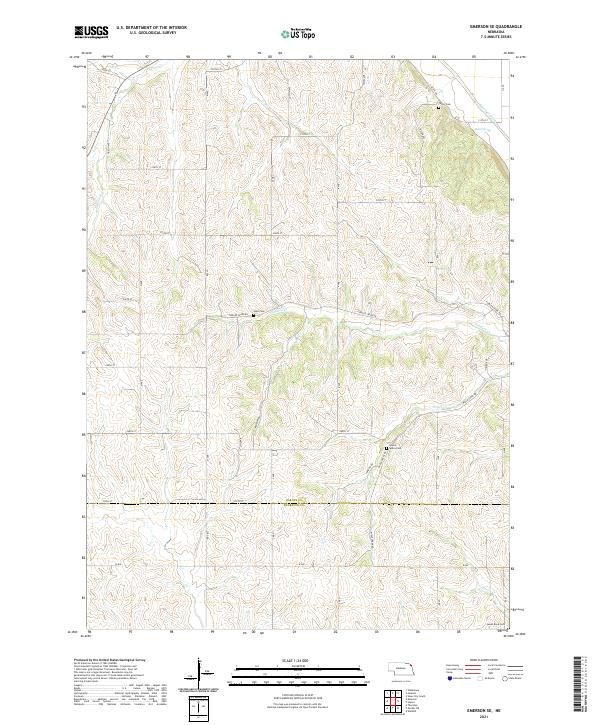 Emerson SE, NE — USGS 7.5-minute topo (2021)