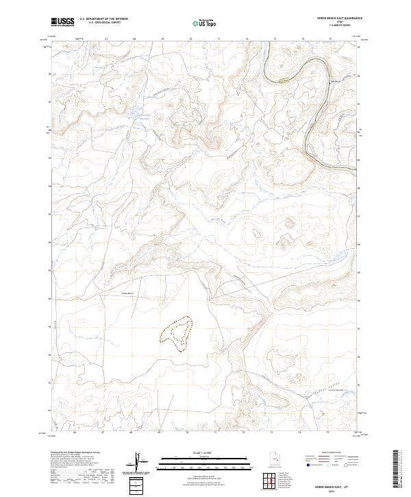 Horse Bench East, UT — USGS 7.5-minute topo (2023)