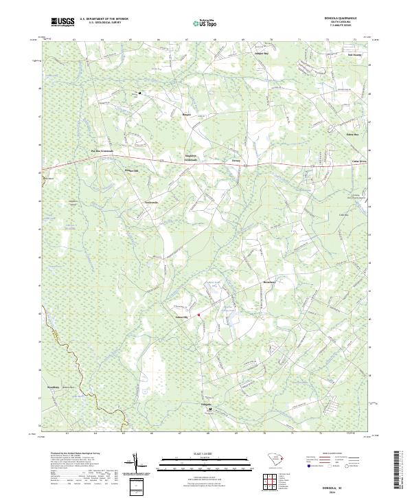 Dongola, SC — USGS 7.5-minute topo (2024)