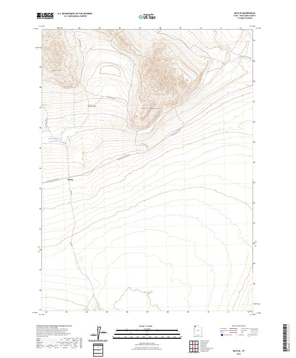 Matlin, UT — USGS 7.5-minute topo (2023)