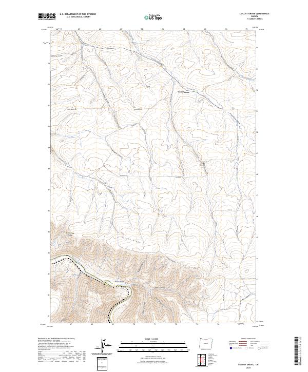 Locust Grove, OR — USGS 7.5-minute topo (2024)