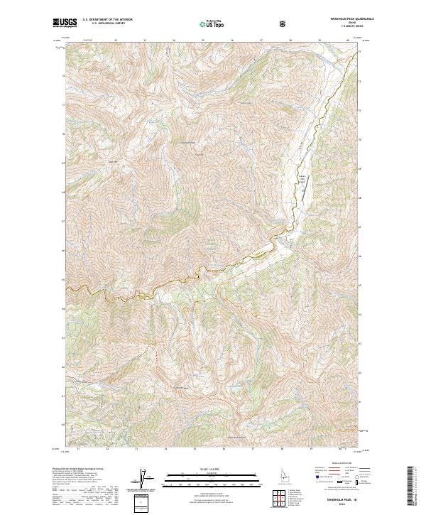Swanholm Peak, ID — USGS 7.5-minute topo (2024)