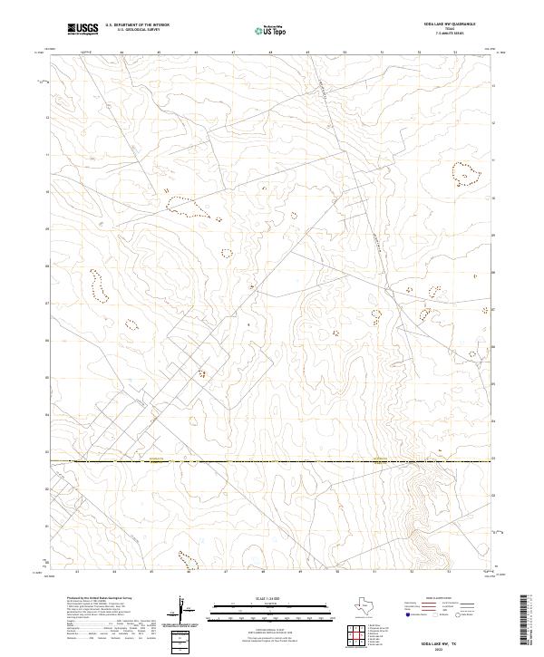 Soda Lake NW, TX — USGS 7.5-minute topo (2022)