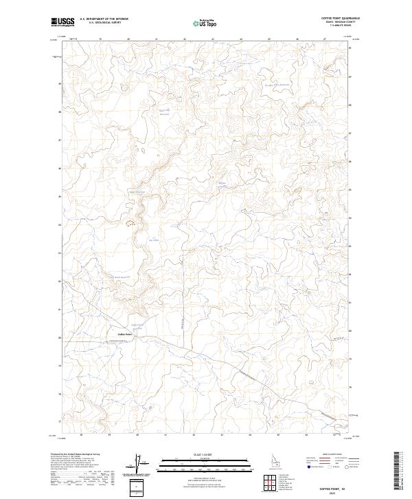 Coffee Point, ID — USGS 7.5-minute topo (2023)