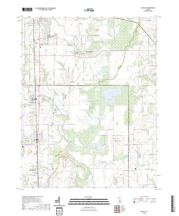 Elkville, IL — USGS 7.5-minute topo (2024)