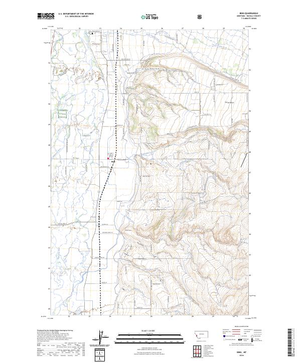 Bing, MT — USGS 7.5-minute topo (2024)