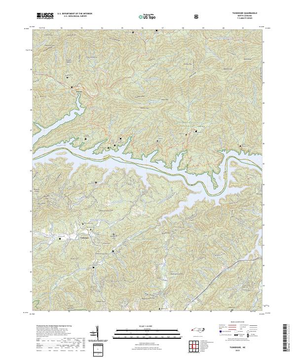 Tuskeegee, NC — USGS 7.5-minute topo (2023)
