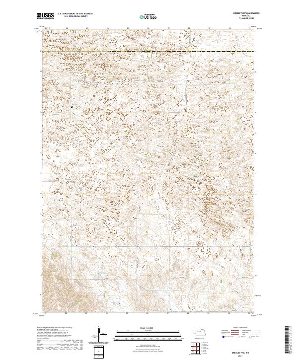 Greeley NW, NE — USGS 7.5-minute topo (2021)