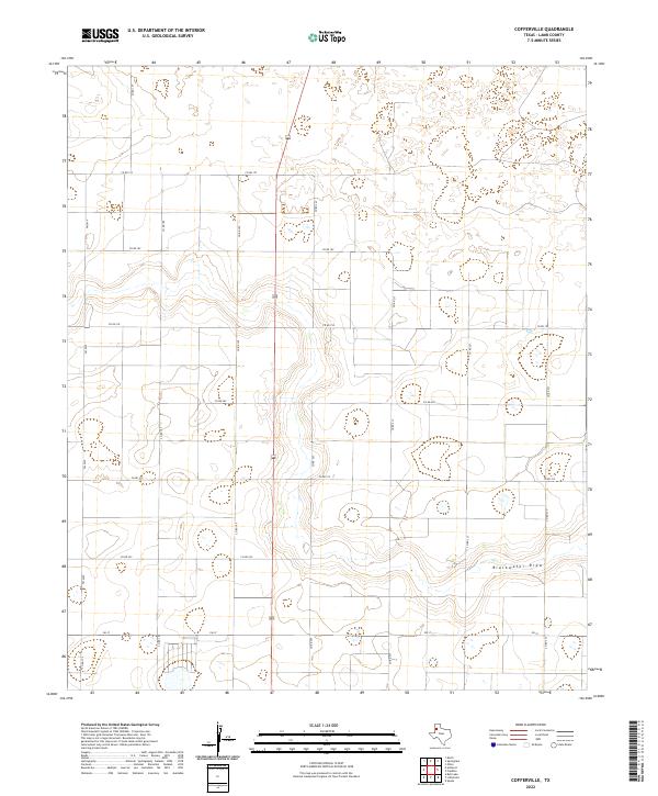 Cofferville, TX — USGS 7.5-minute topo (2022)
