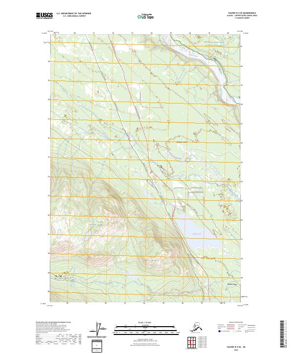 Valdez D-4 SE, AK — USGS 7.5-minute topo (2023)