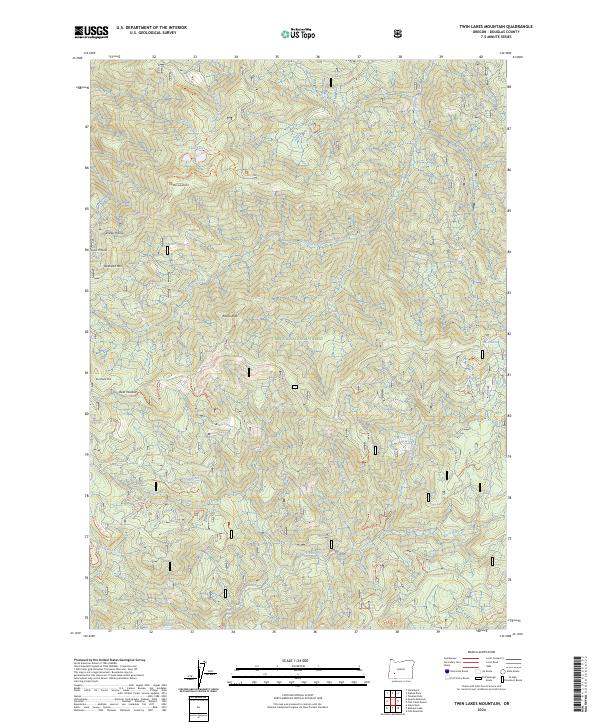 Twin Lakes Mountain, OR — USGS 7.5-minute topo (2024)