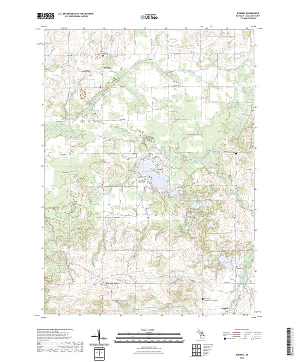 Burnips, MI — USGS 7.5-minute topo (2023)