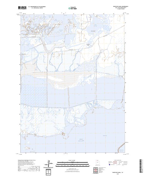 Whistler Canal, UT — USGS 7.5-minute topo (2023)