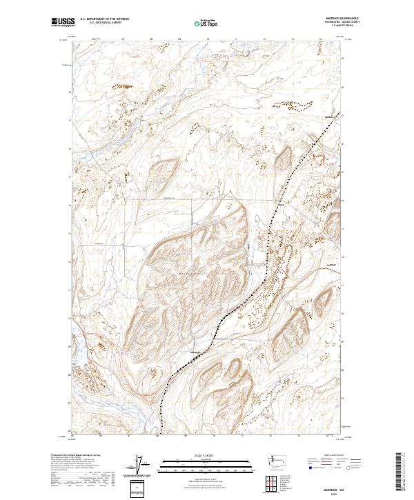 Marengo, WA — USGS 7.5-minute topo (2023)