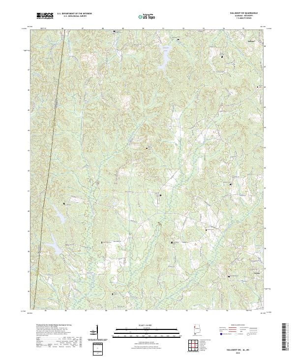 Sulligent SW, AL-MS — USGS 7.5-minute topo (2024)
