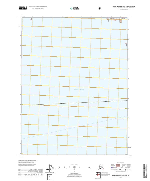 Dixon Entrance C-3 OE E NE, AK — USGS 7.5-minute topo (2021)