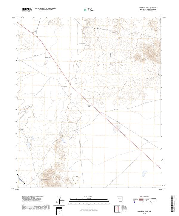 Rock Tank Draw, NM — USGS 7.5-minute topo (2023)